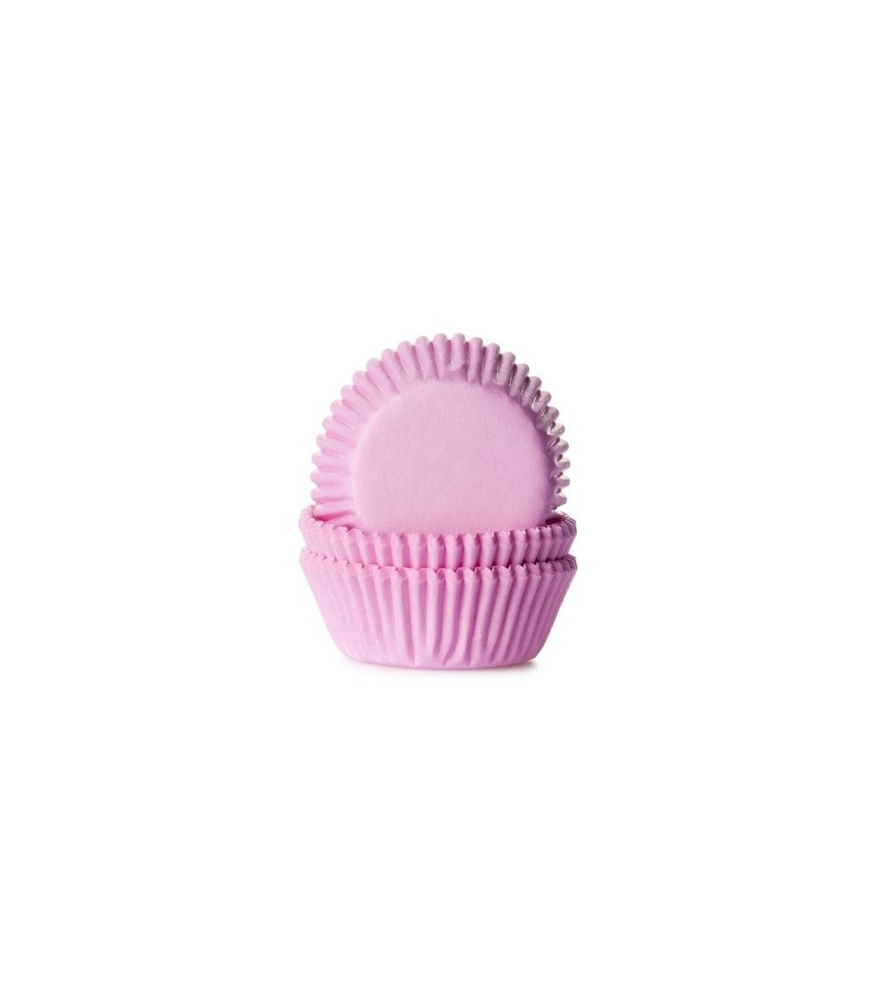 House of Marie mini-caissettes à cupcakes rose pâle pcs 60