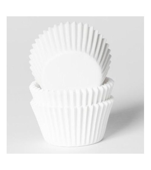 Caissettes cupcakes blanches x 60 - PME - Ø 5cm