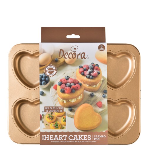 Moule en métal antiadhésif 6Coeurs
